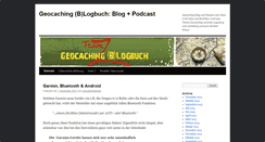 Desktop Screenshot of geocaching-blogbuch.de